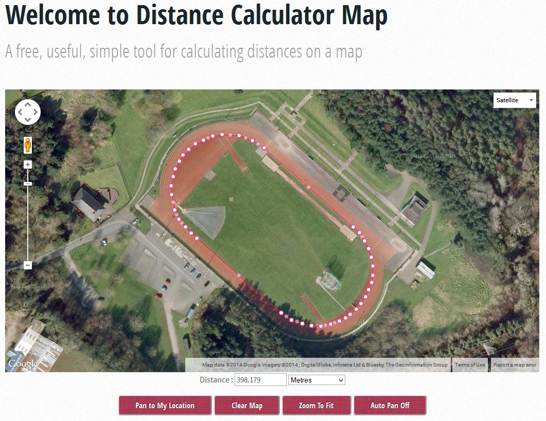 Distance Calculator Map Running Distance Calculator Map